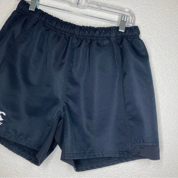 Canterbury Mens Rugby Shorts XL Advantage Black Sports Drawstring Waist - Picture 10 of 15